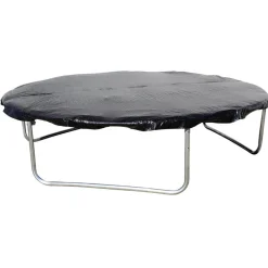 SOULET Cama elástica exterior de 366 cm con red, escalera y refuerzo de protección