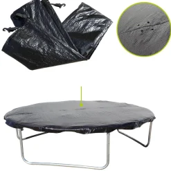 SOULET Cama elástica exterior de 427 cm con red, escalera y refuerzo de protección* Camas Elásticas