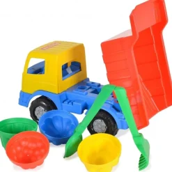 M.C. Camión con pala, rastrillo y moldes* Juguetes De Verano