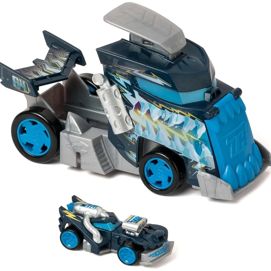 T-RACERS Camión lanzador Mix N Race Ice ㅤ* Vehículos Y Circuitos