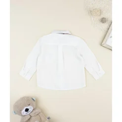 Prenatal Camisa bebé blanca con pajarita* Niño·Bebé Niño 3-36 Meses|Bebé Niño 3-36 Meses·Camisas Y Camisetas