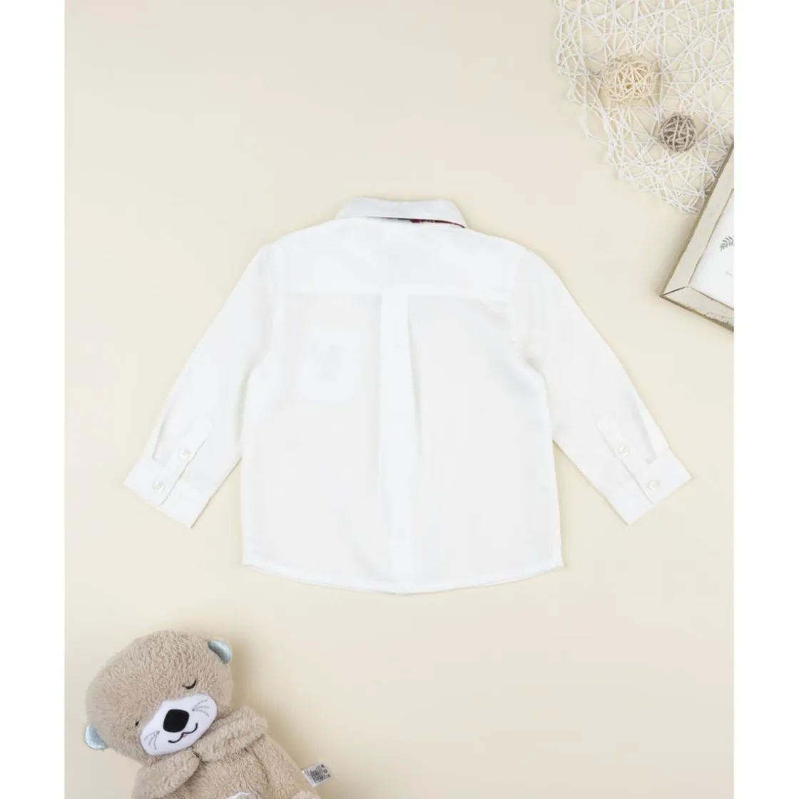 Prenatal Camisa bebé blanca con pajarita* Niño·Bebé Niño 3-36 Meses|Bebé Niño 3-36 Meses·Camisas Y Camisetas