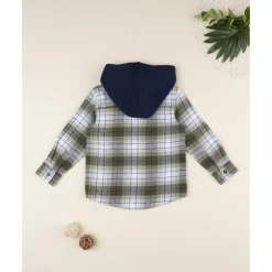 Prenatal Camisa de franela con capucha para niño* Niño·Niño 2-10 Años|Niño 2-10 Años·Camisas Y Camisetas