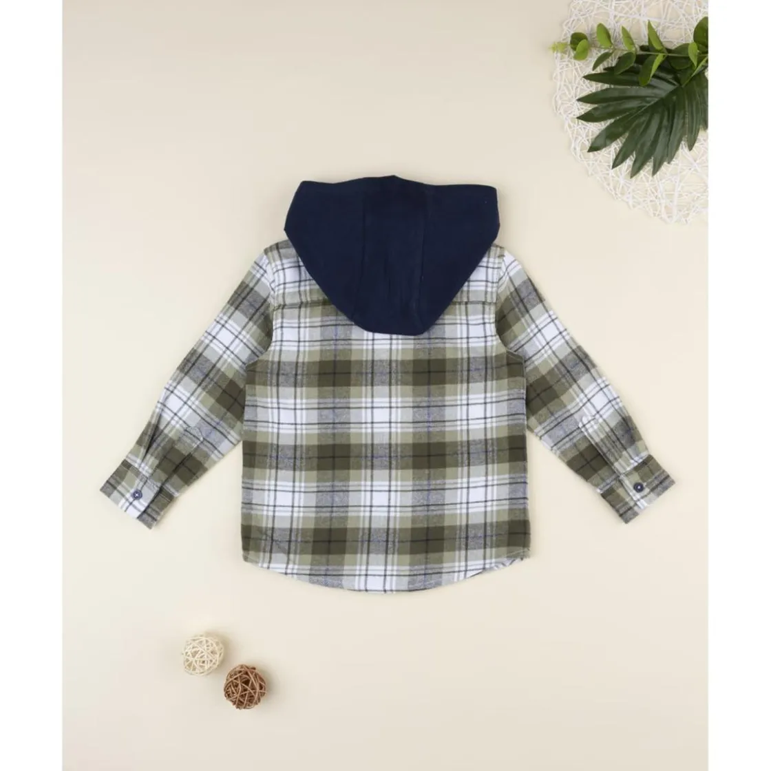 Prenatal Camisa de franela con capucha para niño* Niño·Niño 2-10 Años|Niño 2-10 Años·Camisas Y Camisetas