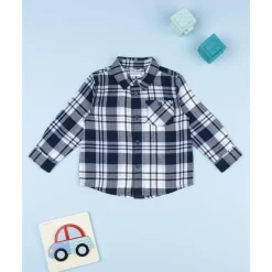 Prenatal Camisa de niño de franela azul* Niño·Bebé Niño 3-36 Meses|Bebé Niño 3-36 Meses·Camisas Y Camisetas