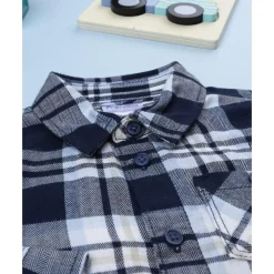 Prenatal Camisa de niño de franela azul* Niño·Bebé Niño 3-36 Meses|Bebé Niño 3-36 Meses·Camisas Y Camisetas