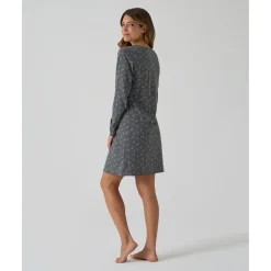 Prenatal Camisa de noche premamá gris oscuro flores all-over* Premamá·Íntimo Y Noche|Íntimo Y Noche·Pijamas Y Camisones