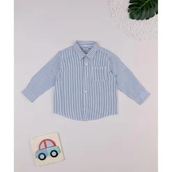 Prenatal Camisa infantil de rayas blancas/azules* Bebé Niño 3-36 Meses·Camisas Y Camisetas|Niño·Bebé Niño 3-36 Meses
