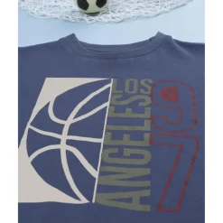 Prenatal Camiseta azul estampada para niño