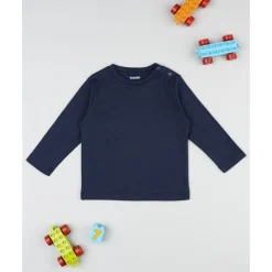 Prenatal Camiseta azul marino de manga larga para niño