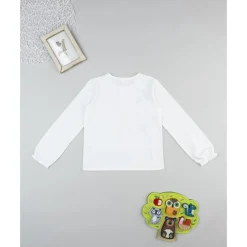 Prenatal Camiseta blanca con flores niña