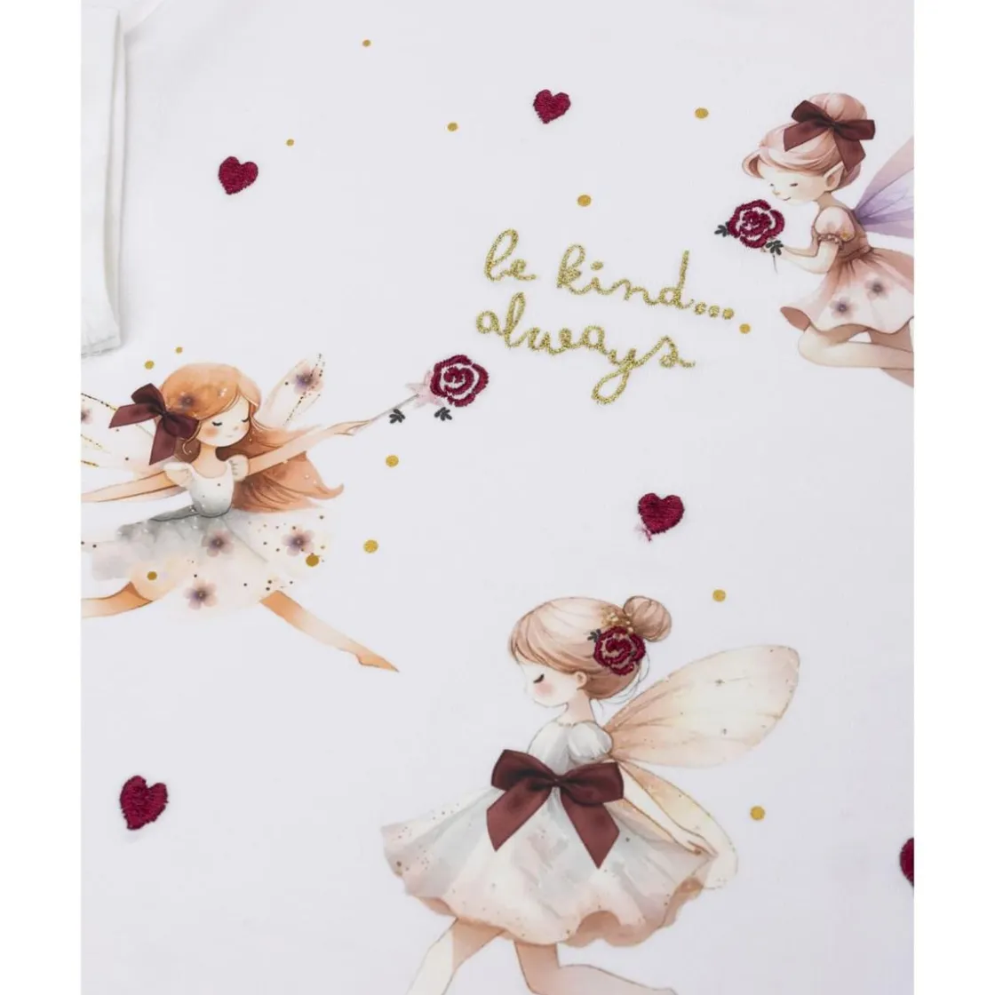 Prenatal Camiseta blanca con hadas para niña