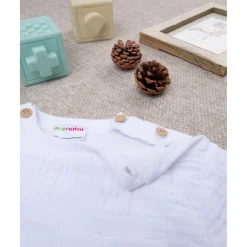 Prenatal Camiseta blanca de cuello redondo para niño* Recién Nacido·Ropa Y Accesorios|Ropa Y Accesorios·Punto