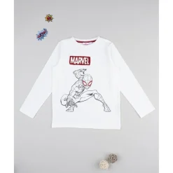 Prenatal Camiseta blanca de manga larga Spiderman para niño* Niño 2-10 Años·Camisas Y Camisetas|Niño·Niño 2-10 Años