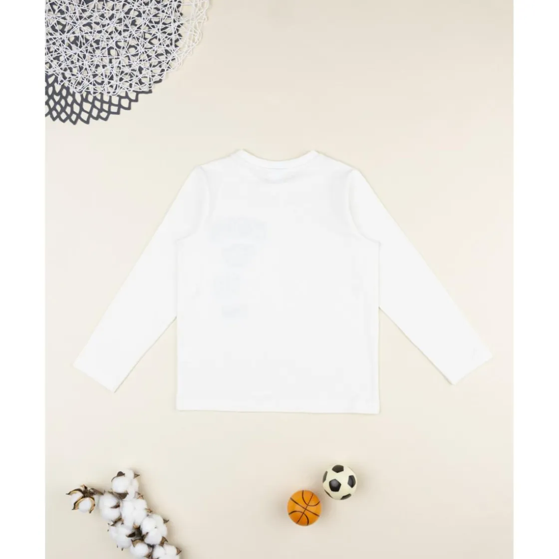 Prenatal Camiseta blanca “Wood” para niño* Niño·Niño 2-10 Años|Niño 2-10 Años·Camisas Y Camisetas