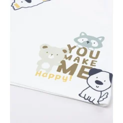 Prenatal Camiseta blanca “You make me happy” para niño