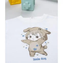 Prenatal Camiseta de bebé blanca Little Friends* Recién Nacido·Ropa Y Accesorios|Ropa Y Accesorios·Camisetas