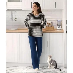 Prenatal Camiseta de lactancia con estampado de rayas blanco/azul* Moda·Camisetas|Premamá·Moda