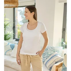 Prenatal Camiseta de lactancia en algodón Blanco* Moda·Camisetas|Premamá·Moda