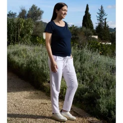 Prenatal Camiseta de lactancia en algodón Azul