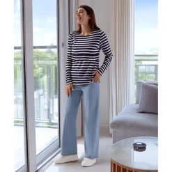 Prenatal Camiseta de lactancia estampada de rayas