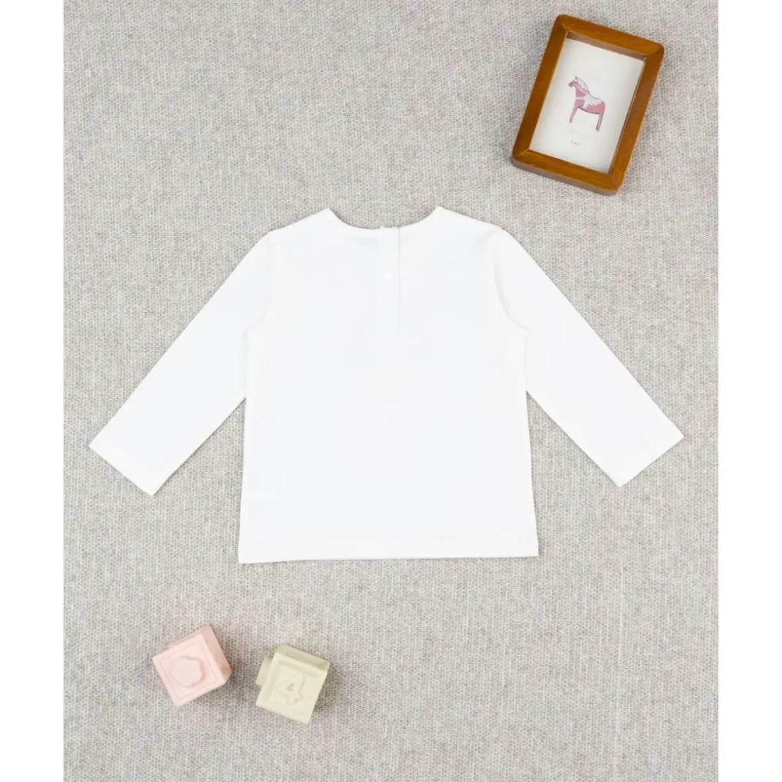 Prenatal Camiseta de niña blanca Lady Unicorn* Niña·Bebé Niña 3-36 Meses|Bebé Niña 3-36 Meses·Camisas Y Camisetas