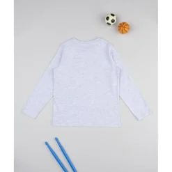 Prenatal Camiseta gris claro con estampado