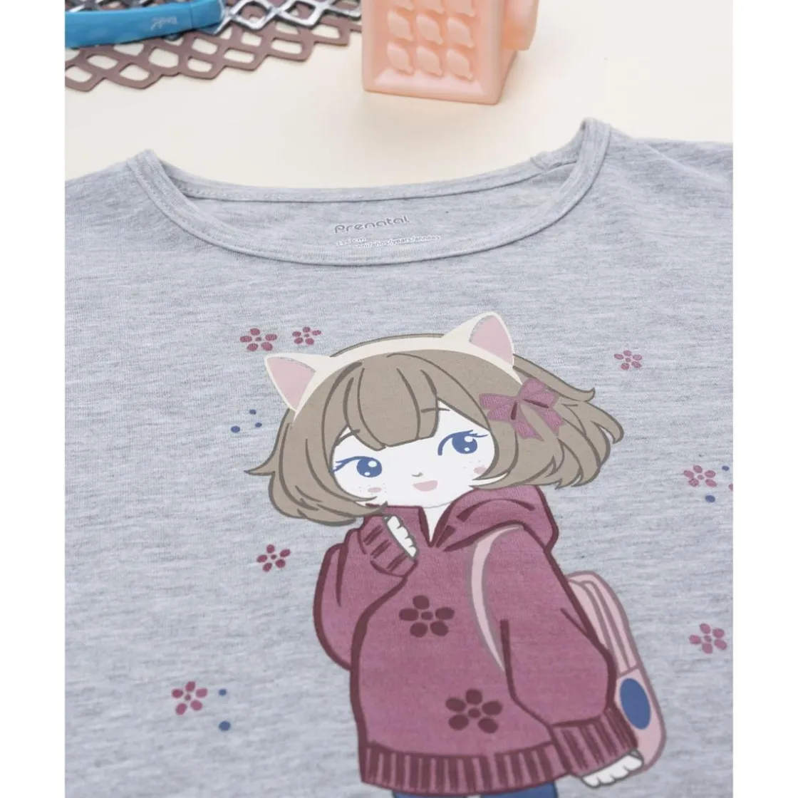 Prenatal Camiseta gris estampada para niña* Niña 2-10 Años·Camisas Y Camisetas|Niña·Niña 2-10 Años