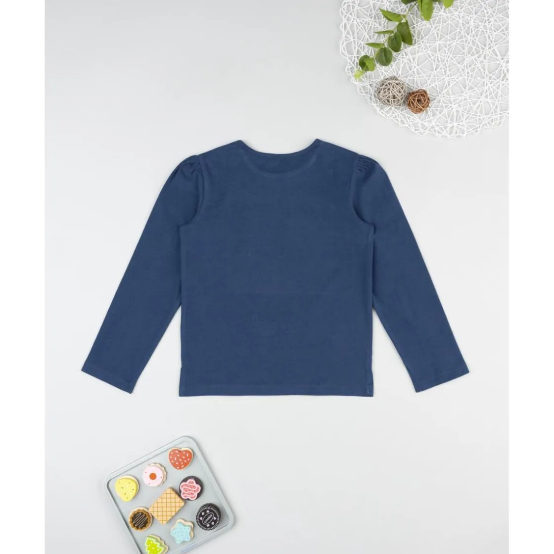 Prenatal Camiseta niña azul con ardilla