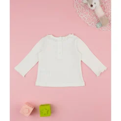 Prenatal Camiseta niña blanca* Recién Nacido·Ropa Y Accesorios|Ropa Y Accesorios·Camisetas
