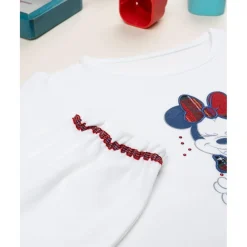 Prenatal Camiseta niña blanca – Minnie manga larga* Niña·Niña 2-10 Años|Niña 2-10 Años·Camisas Y Camisetas