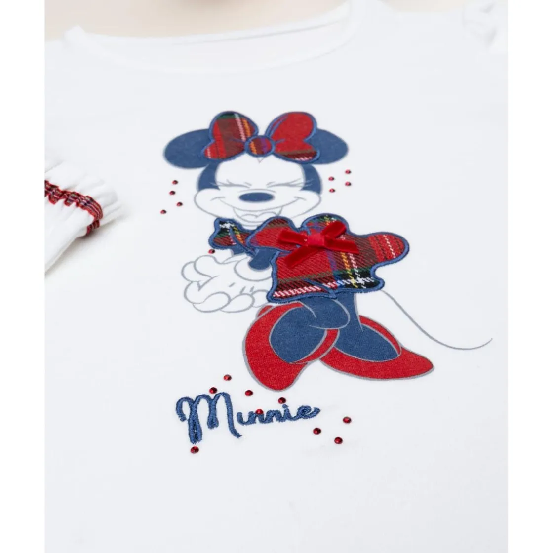 Prenatal Camiseta niña blanca – Minnie manga larga* Niña·Niña 2-10 Años|Niña 2-10 Años·Camisas Y Camisetas