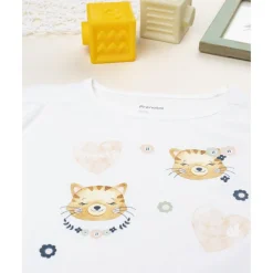 Prenatal Camiseta niña blanca con estampado floral* Niña·Niña 2-10 Años|Niña 2-10 Años·Camisas Y Camisetas