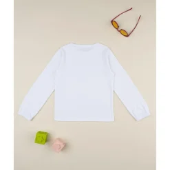 Prenatal Camiseta niña blanca de manga larga