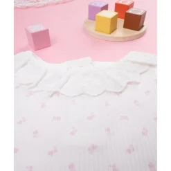 Prenatal Camiseta niña blanca estampada