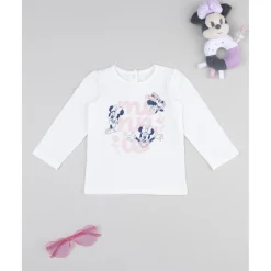Prenatal Camiseta niña blanca Minnie