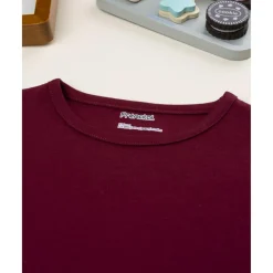 Prenatal Camiseta niña burdeos de manga larga