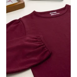 Prenatal Camiseta niña burdeos de manga larga