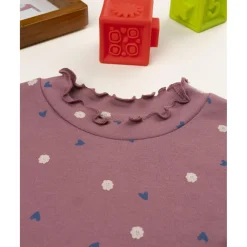 Prenatal Camiseta niña rosa con corazones