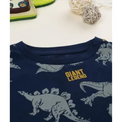 Prenatal Camiseta niño azul con estampado “Dino Allover”* Niño·Niño 2-10 Años|Niño 2-10 Años·Camisas Y Camisetas