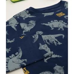Prenatal Camiseta niño azul con estampado “Dino Allover”* Niño·Niño 2-10 Años|Niño 2-10 Años·Camisas Y Camisetas