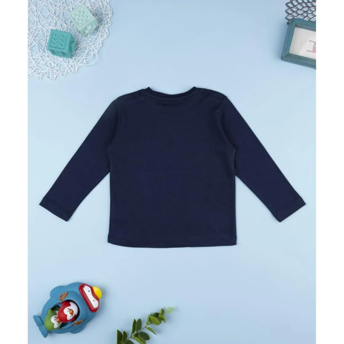 Prenatal Camiseta niño azul noche de manga larga