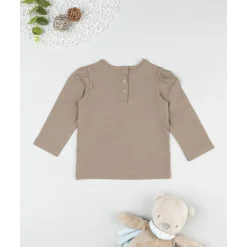 Prenatal Camiseta verde niña con estampado