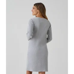 Prenatal Camisón premamá gris de canalé