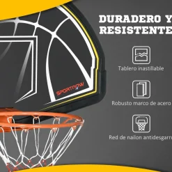 Outsunny Canasta de Baloncesto bicolor para puerta o pared* Deportes