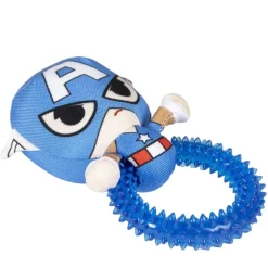 ARTESANIA CERDÁ Capitán América - Mordedor para perro con sonido* Coleccionables Y Mini Mundos