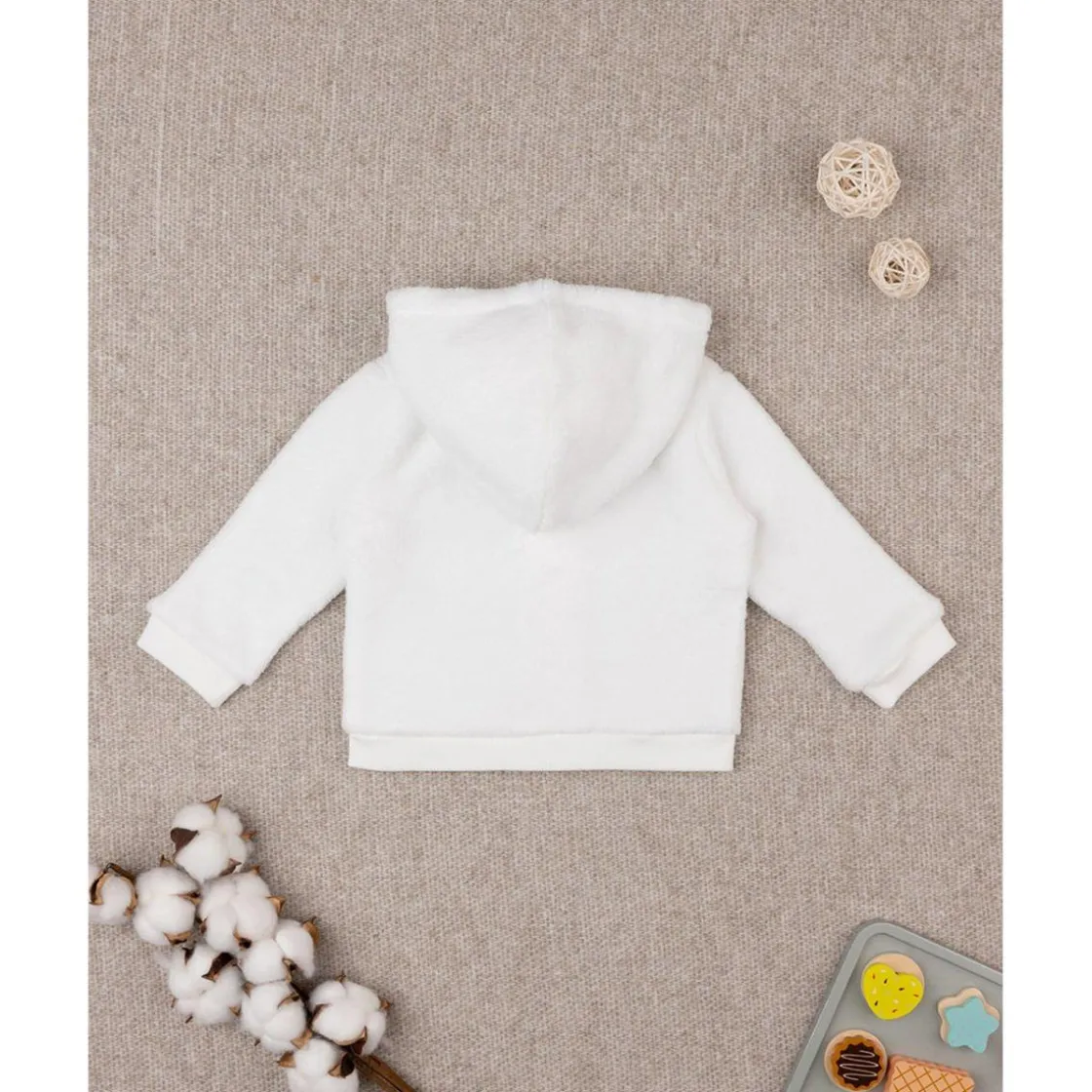 Prenatal Cardigan blanco para niño