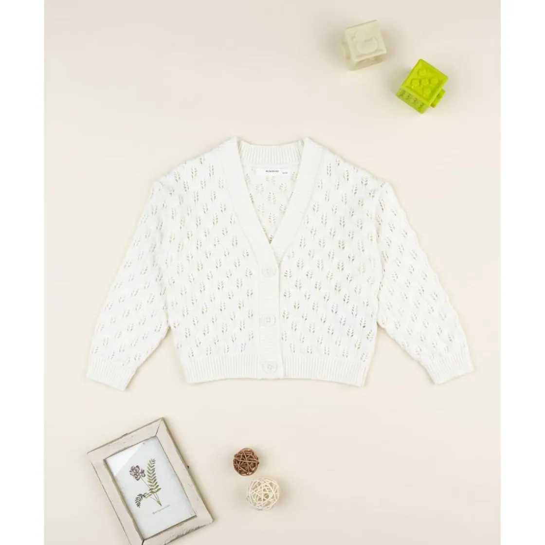 Prenatal Cardigan calado niña blanco* Niña·Niña 2-10 Años|Niña 2-10 Años·Jerséis Y Sudaderas