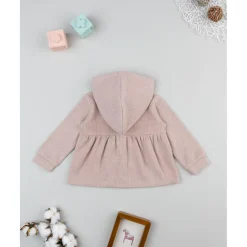 Prenatal Cardigan con capucha niña rosa canalé* Niña·Bebé Niña 3-36 Meses|Bebé Niña 3-36 Meses·Jerséis Y Cardigans