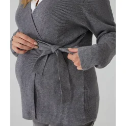 Prenatal Cardigan cruzado gris premamá* Premamá·Moda